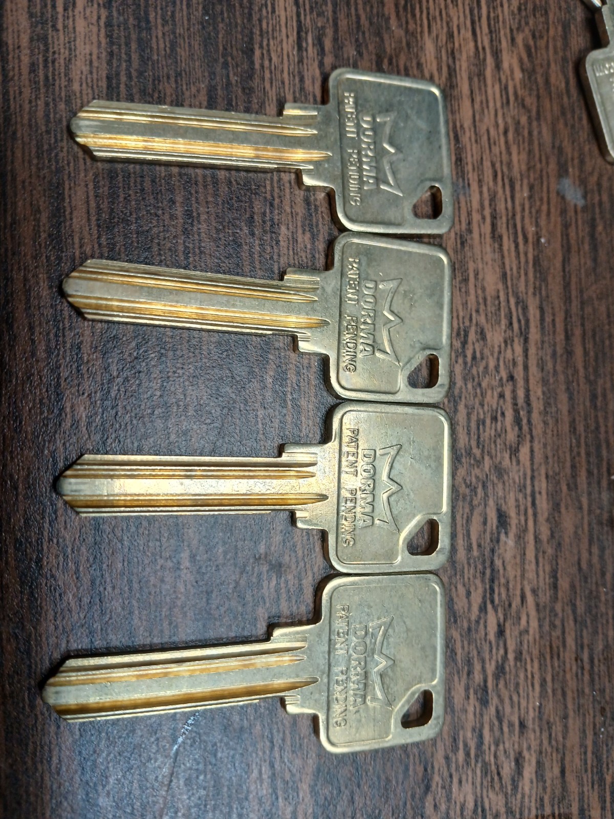 38 Dorma RESTRICTED 7pin cores, 40 blanks