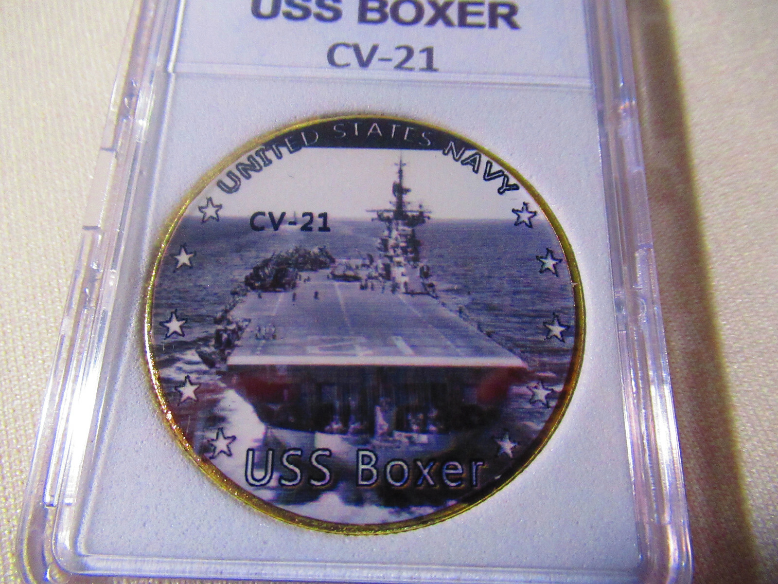US NAVY - USS BOXER CV-21 Challenge Coin
