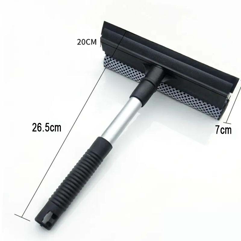 Handle Windshield Squeegee Scraper Wiper Double Surface Cleaner Car Window Brush
