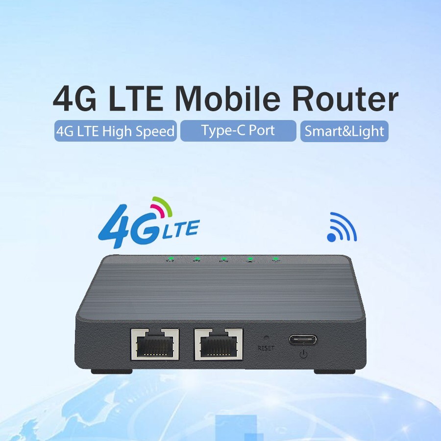 4G LTE Wireless WiFi Router 300Mbps CPE Hotspot with SIM Card Slot/LAN/WAN Port
