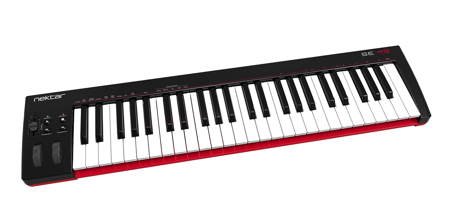 , 49-Key Midi Controller (SE49),Black white Grey