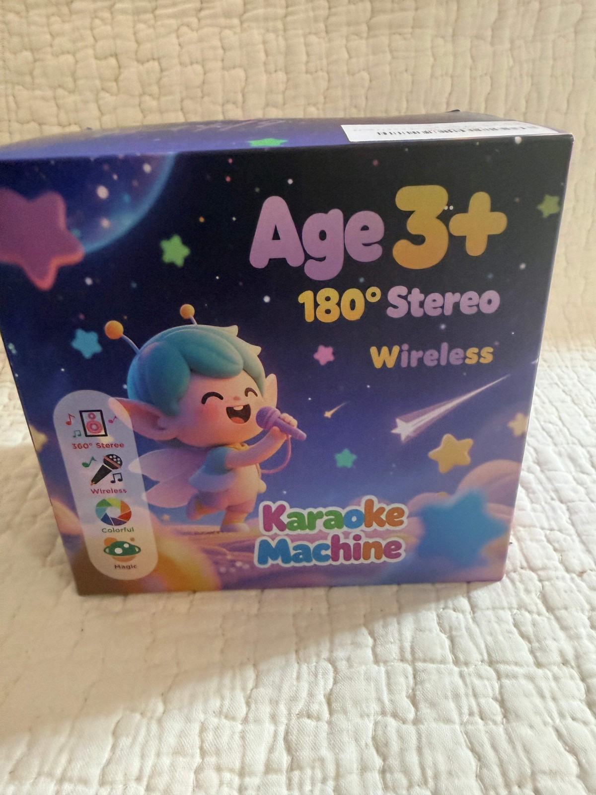 Kids Wireless Karaoke Machine with Microphone Age 3+