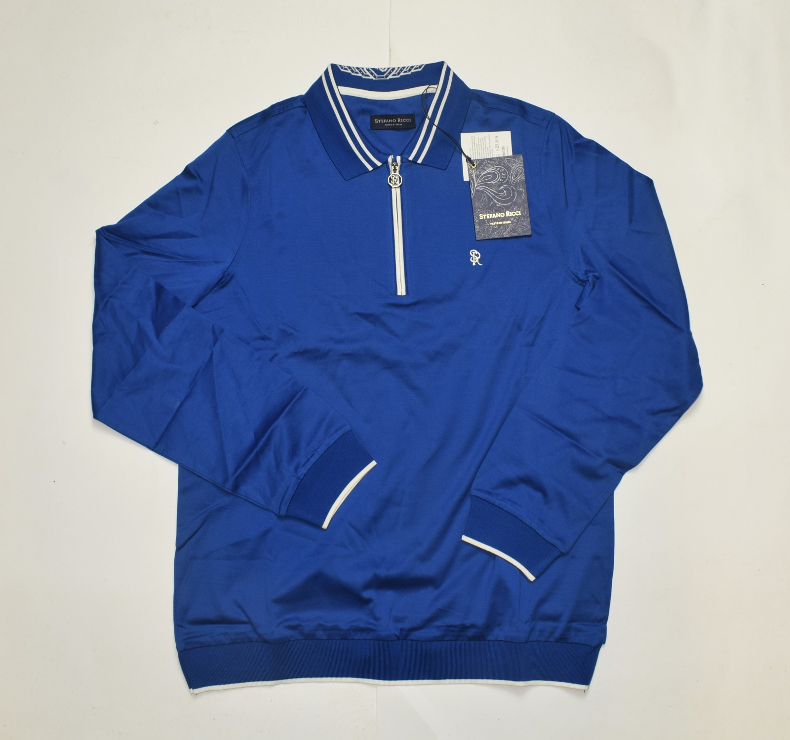Stefano Ricci Men's Cotton Sweater Polo Size L