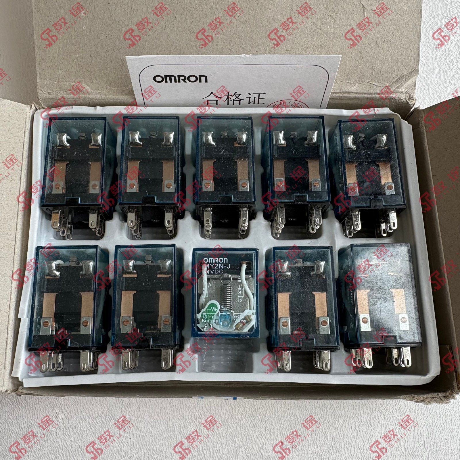 10PCS OMRON MY2N-J 24VDC General Purpose Relay#1pcs new in box