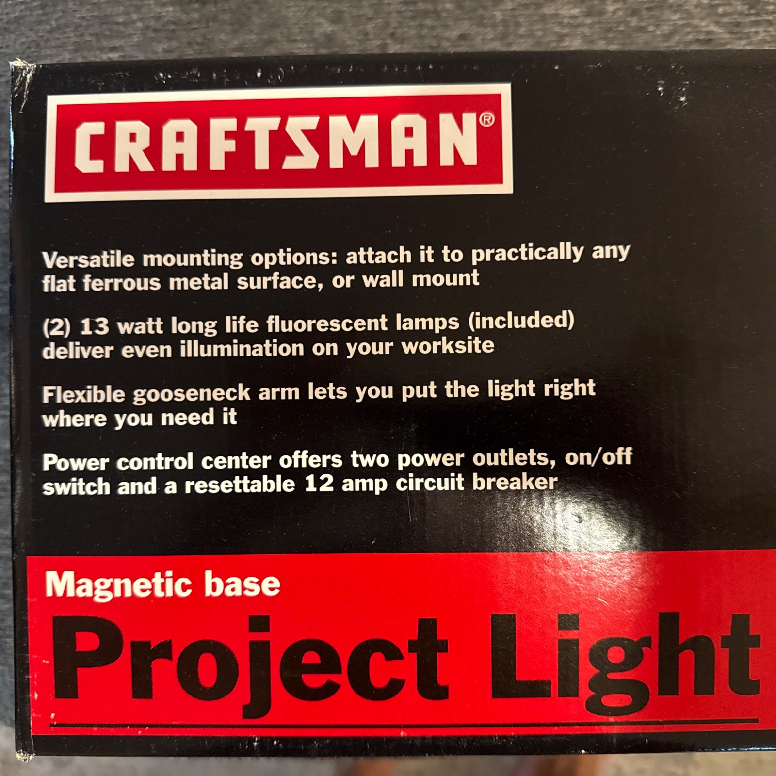 Craftsman 73853 Magnetic Base Project Light.