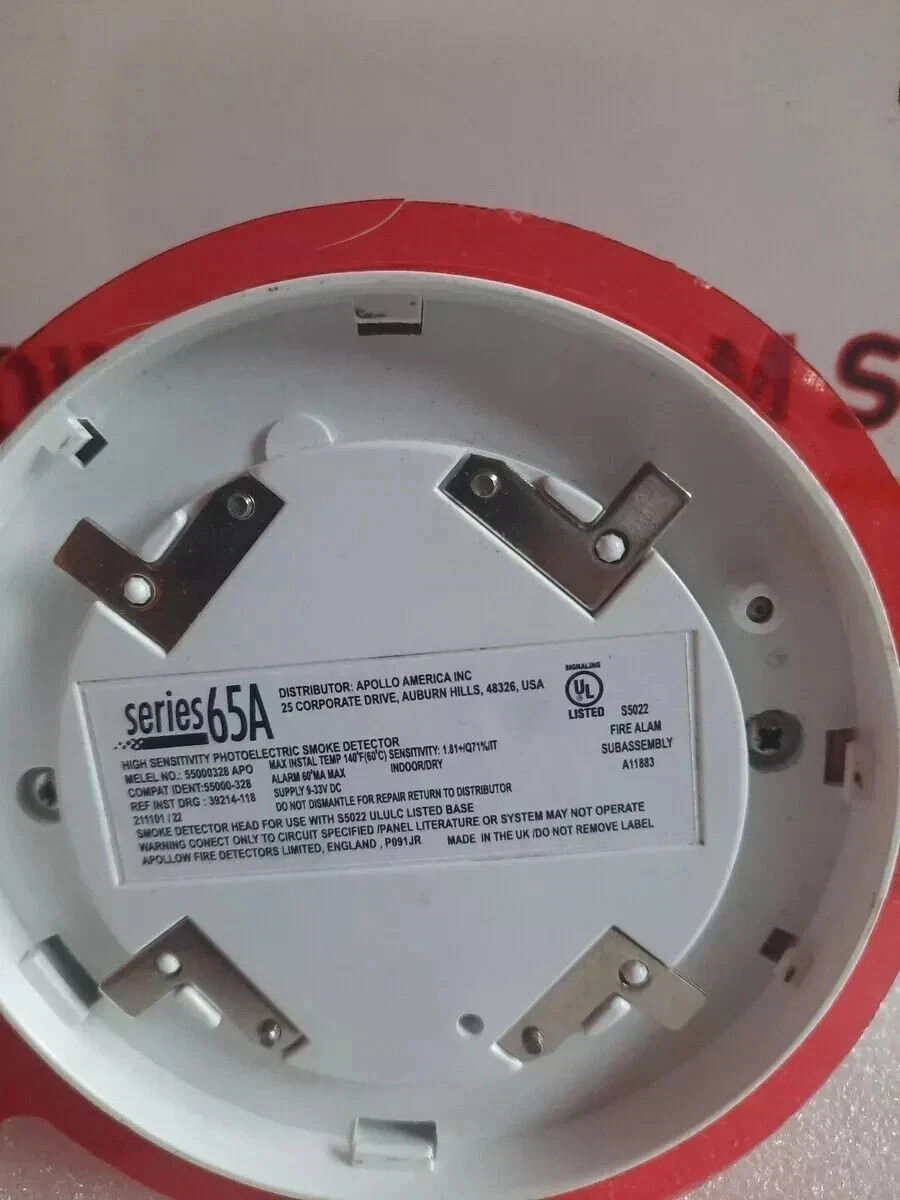 Apollo Series 65A 55000-328 APO High sensitivity photoelectric smoke Detector