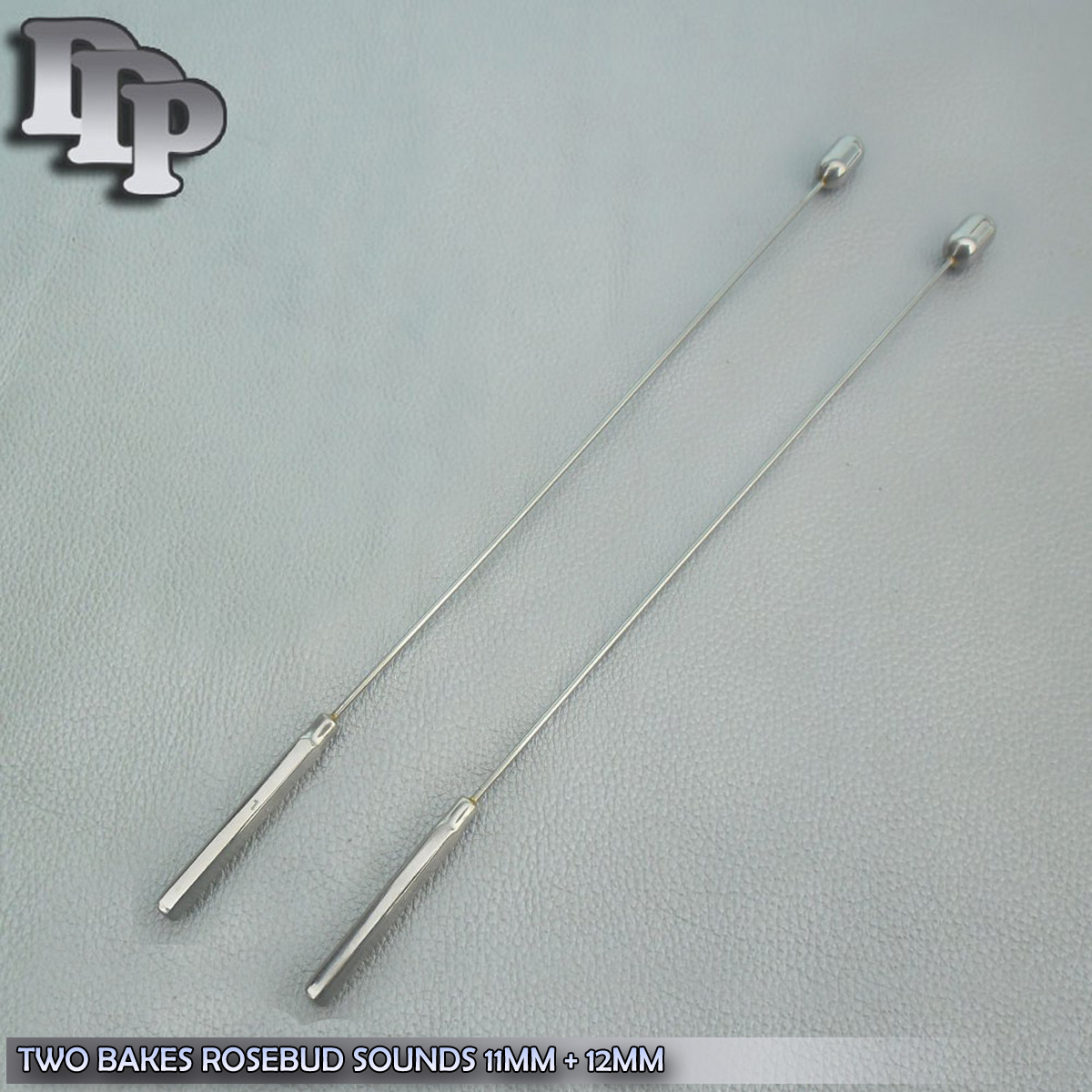 Two Pcs Bakes Rosebud Urethral Sounds 11MM & 12MM