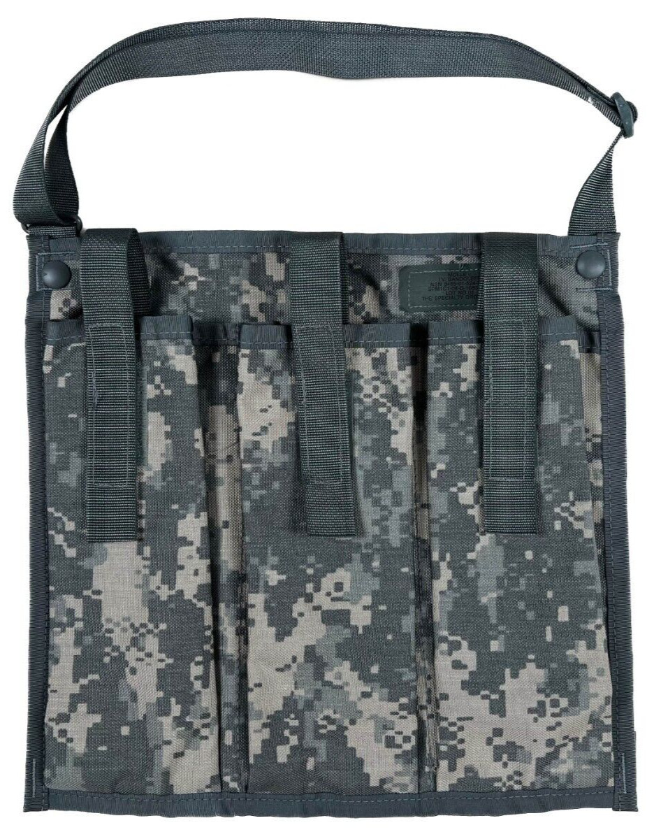 US Army Molle II I.V. Bandoleer Pouch ACU UCP Digital Military IV Medical