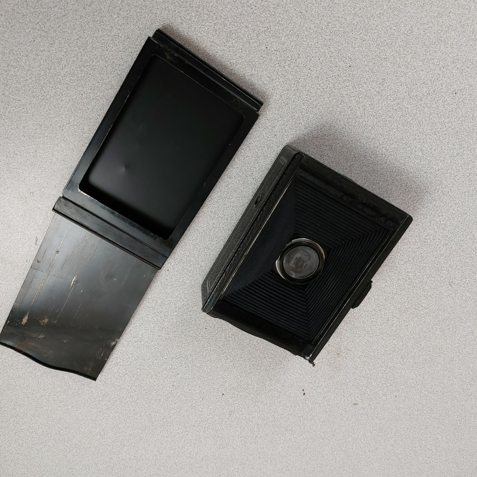 Vario Gauthier Folding Format Box Camera Steinheil Munchen Actinar Lens READ