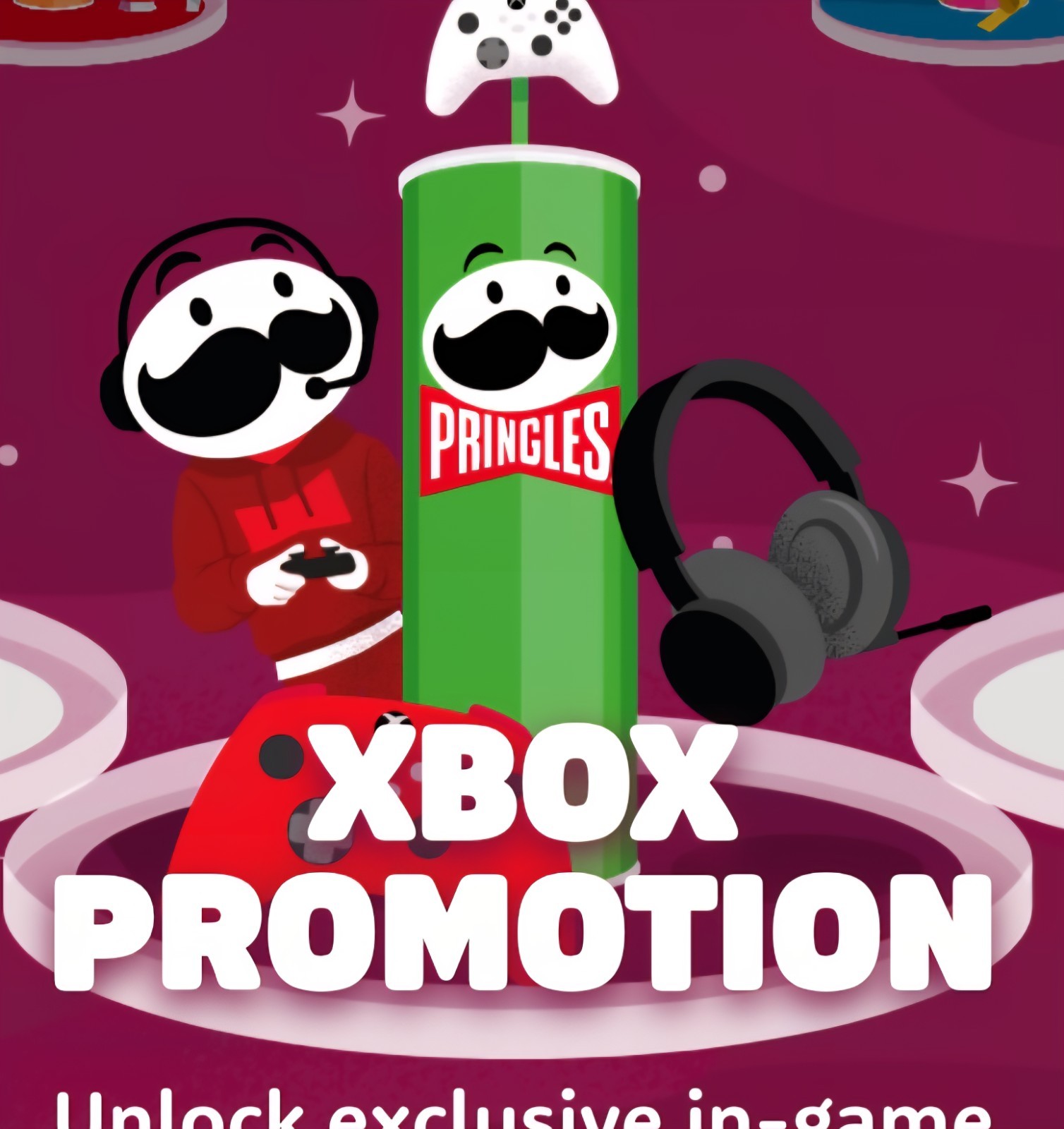 Pringles Prepaid Gaming Card Xbox Promotion Unlock Exclusive In-Game Content