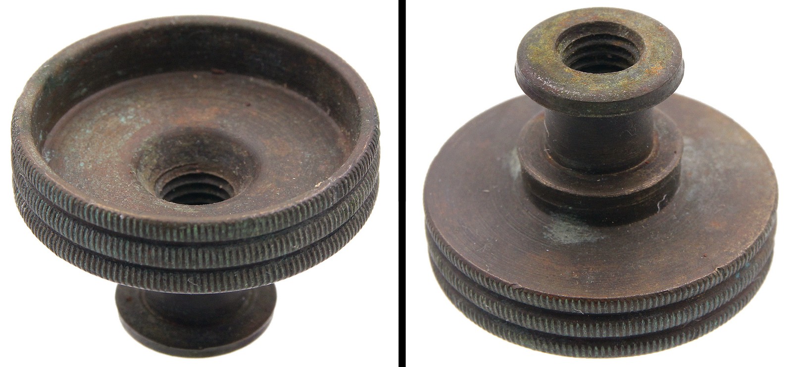Orig. Brass Adj. Nut for Stanley Planes - 1 1/4 Inch - Clockwise - mjdtoolparts