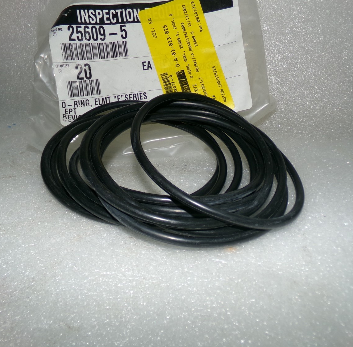 Eaton 25609-5 Element "F" Series EPT O-Ring Nordel Elastomer LOT OF 10 NEW