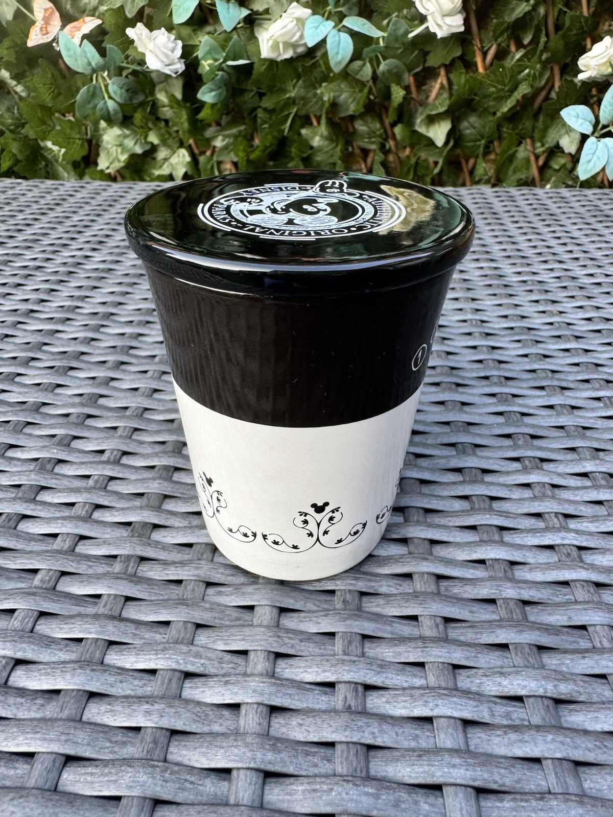 Disney Mickey Mouse Disney Parks Auth Original Mug With Coaster Lid