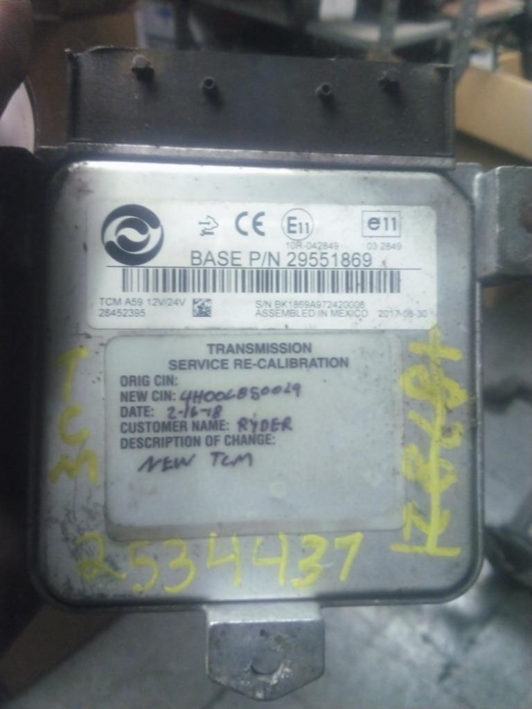 Replaces 2014 ALLISON 2500HS GEN 4-5 TRANSMISSION CONTROL MODULE (TCM) ,  OH