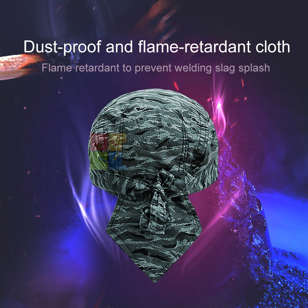 Welding Welder Protective Hat Cap Scarf Welders Flame Retardant Cotton Helmet
