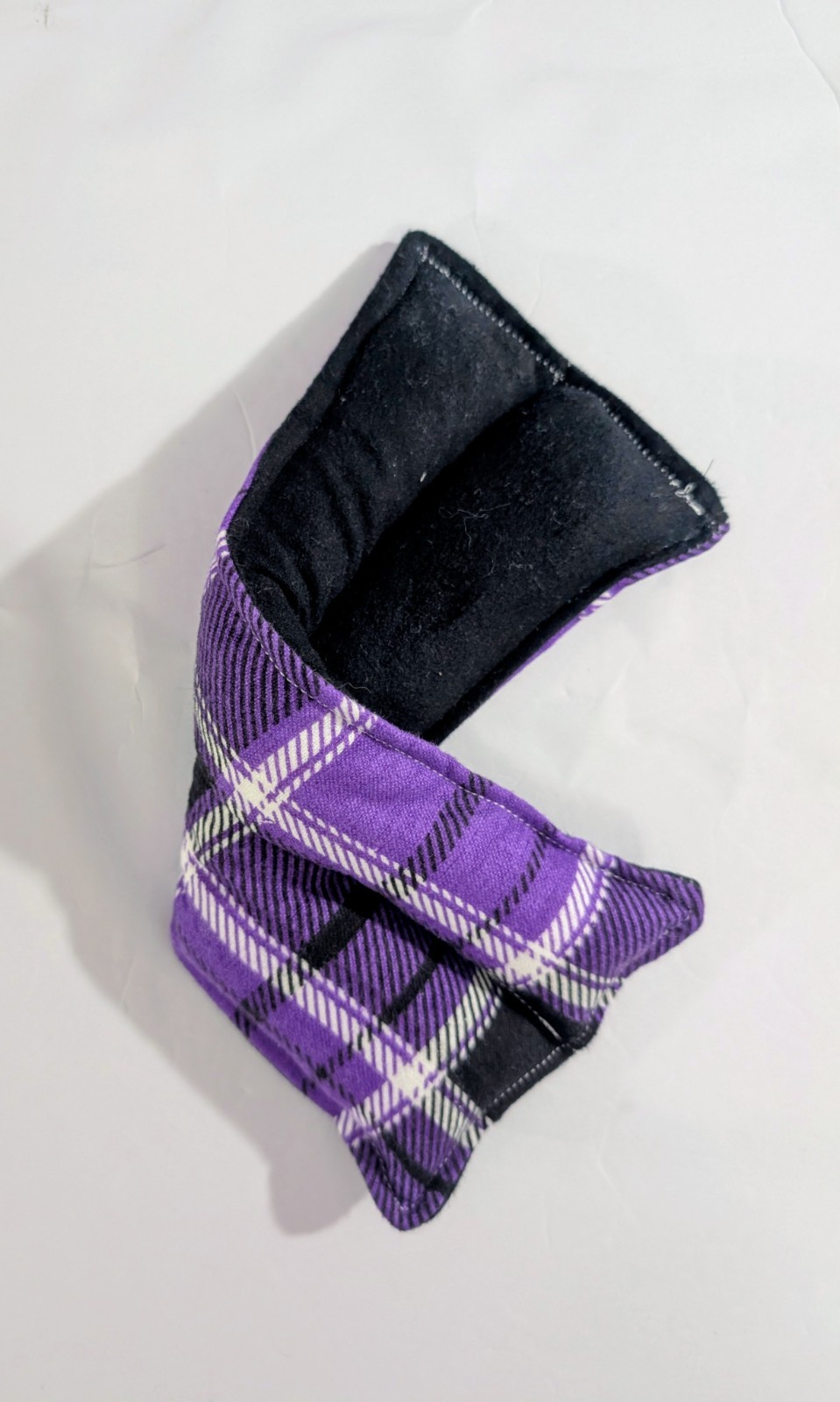 Rice therapeutic heating/cooling pad, rice bag, Heat/Cold Pack, Eye Bag, Plaid