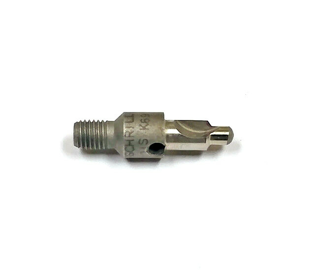 1/4" 2-Flute HSS Piloted Countersink 110 Degree Threaded Shank 1/4-28 MF32052