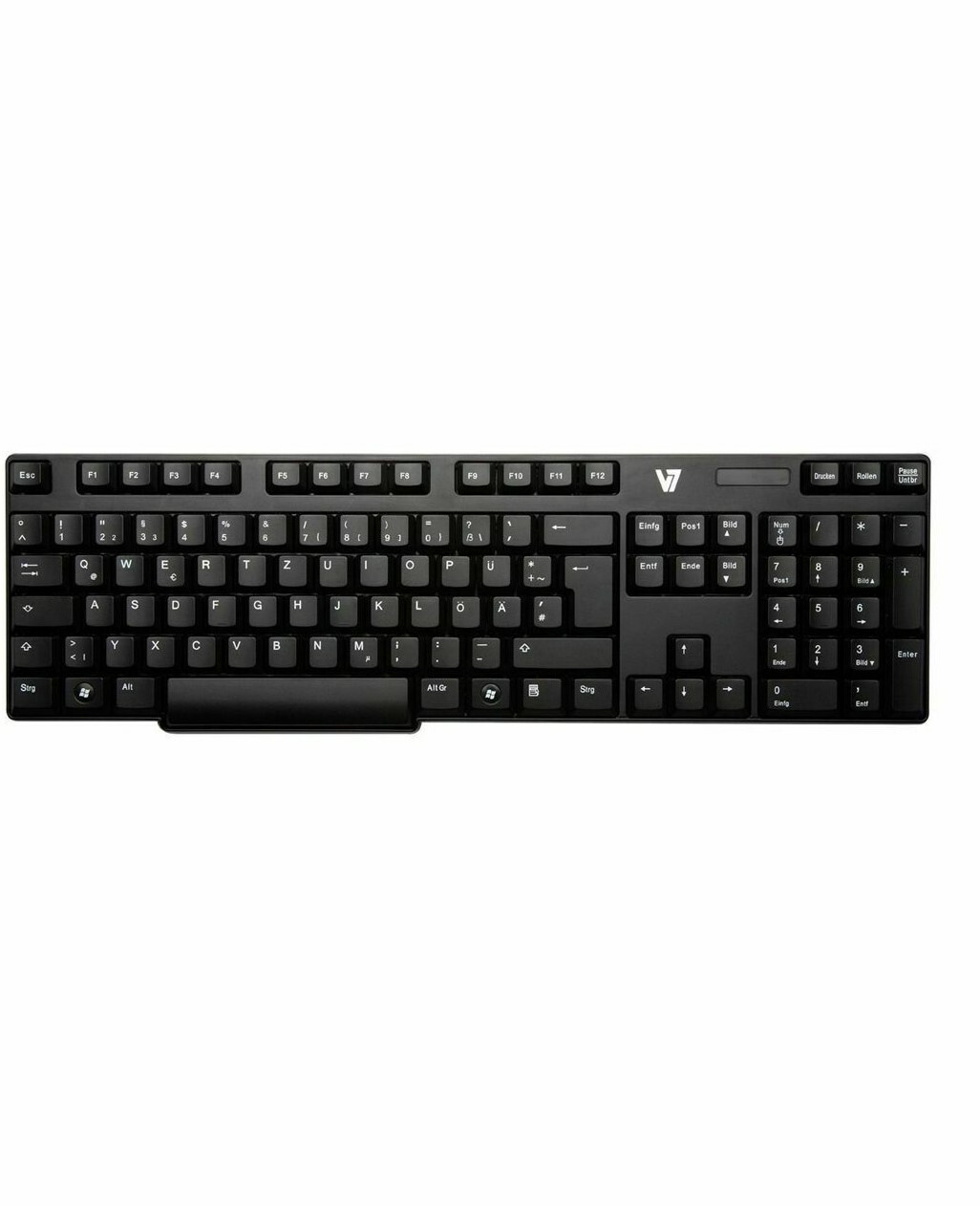 V7 CK2A0 USB Wireless RF Keyboard 101 Key ONLY (loc_wood)