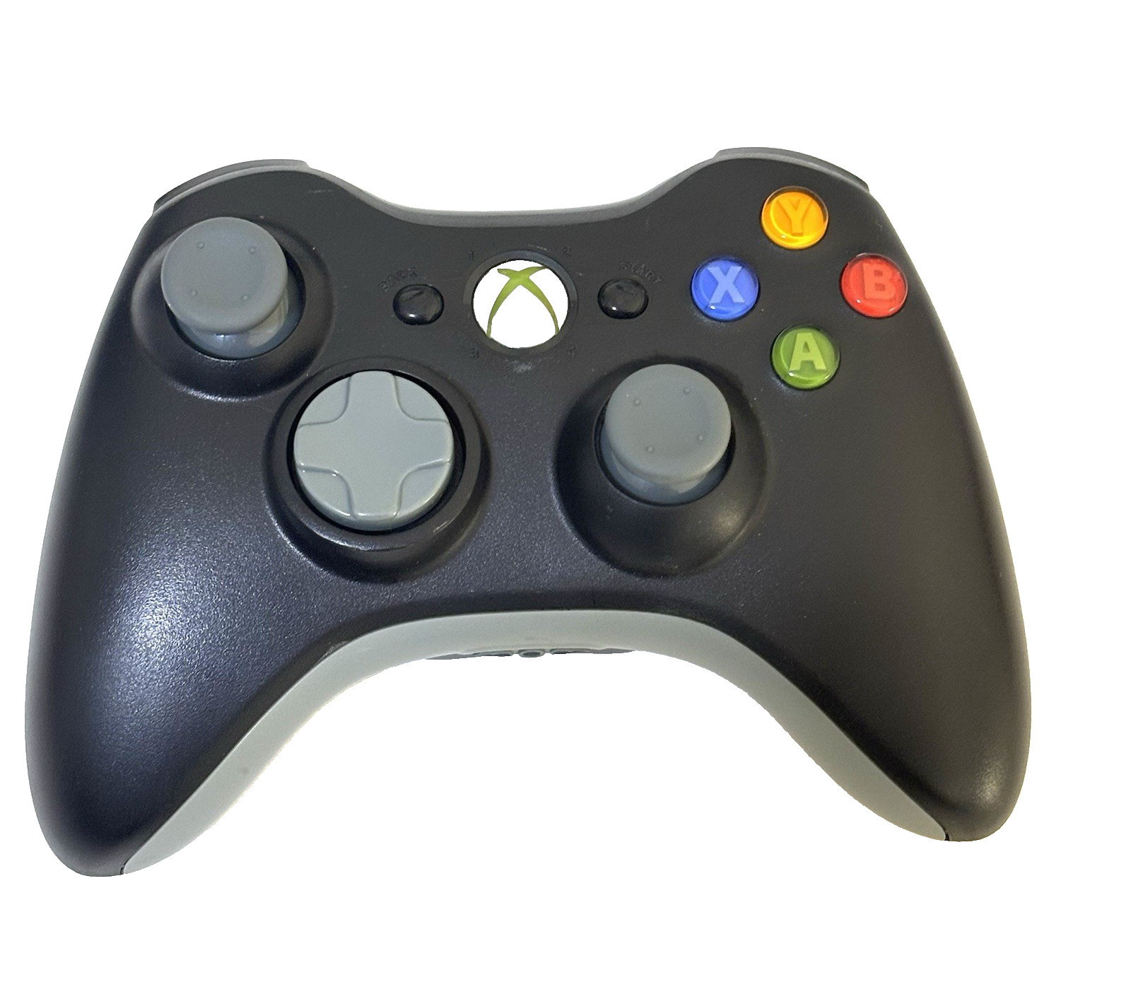 Official Microsoft Xbox 360 Wireless Controller Black Gray OEM Xbox 360