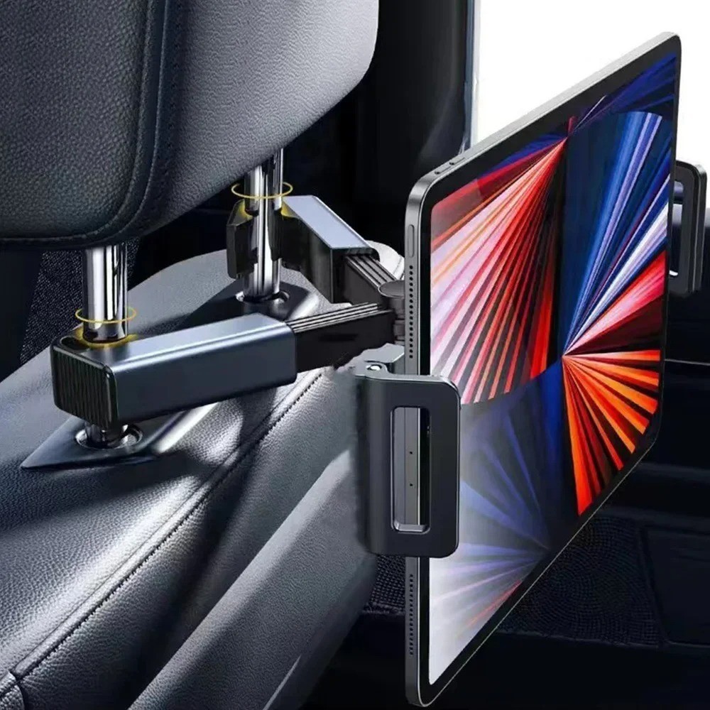 Telescopic Rear Seat Car Tablet Holder Mount for 4-12.9 Inch Devices