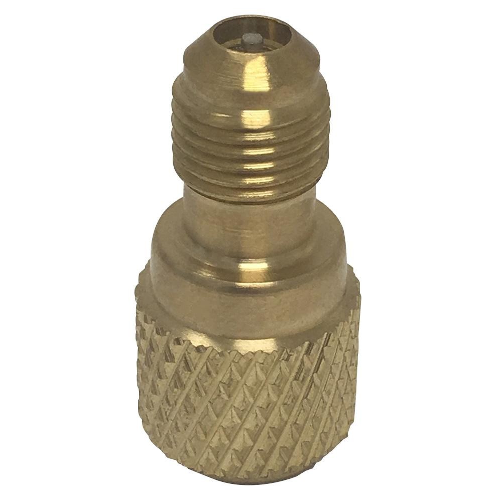 Appli Parts APCA-51614 5/16 in Female x 1/4 in Male, SAE, R410 Charging Adapter