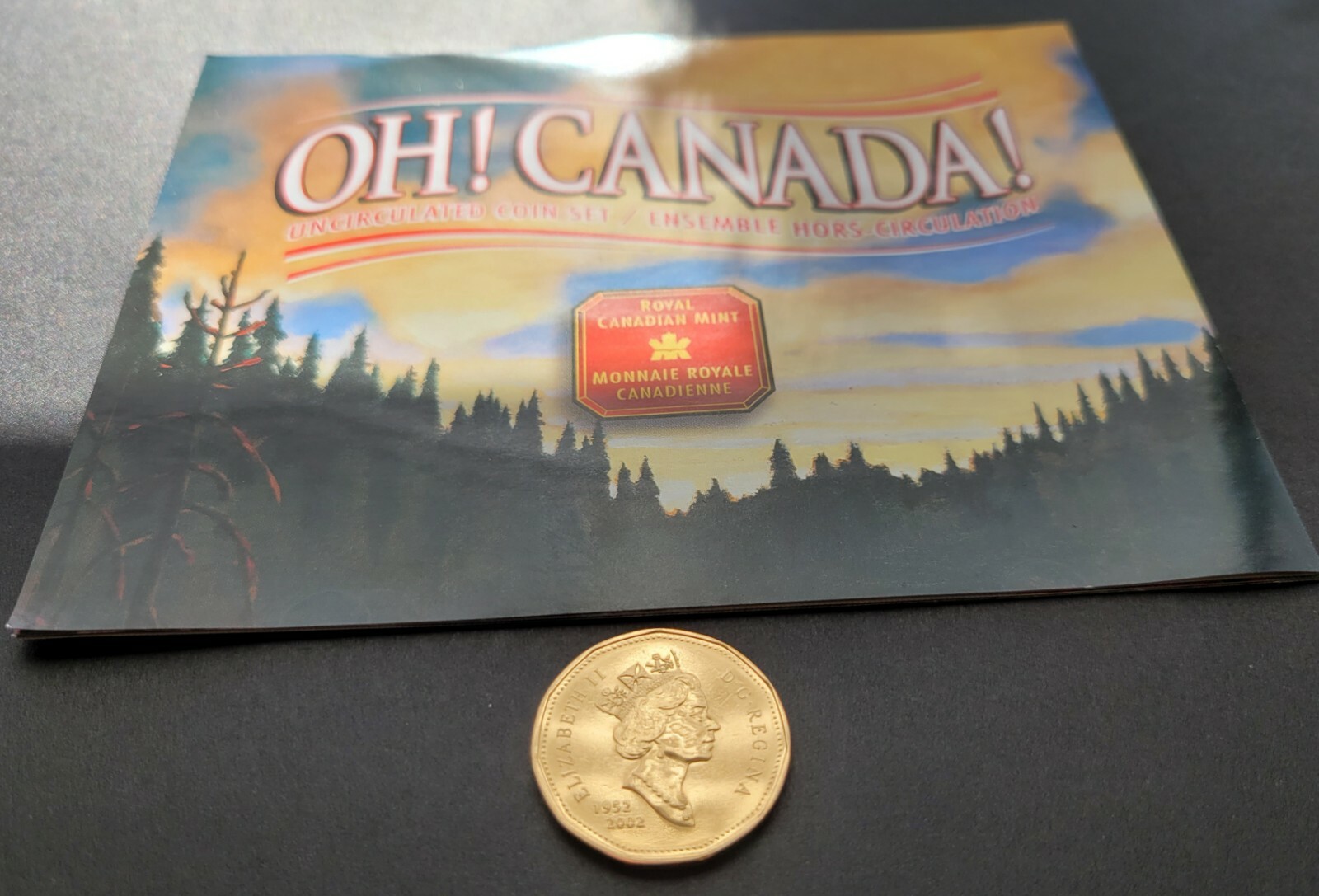 ***  CANADA   LOONIE  2002  *** FROM  MINT  SET  ***