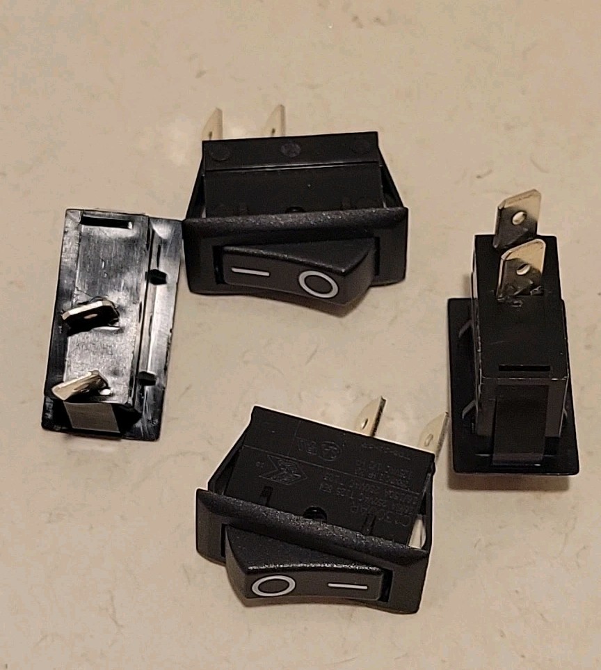 🔥ARCOLECTRIC C1300AR Rocker Switch 20A 250VAC, Lot(4), New, Free Ship