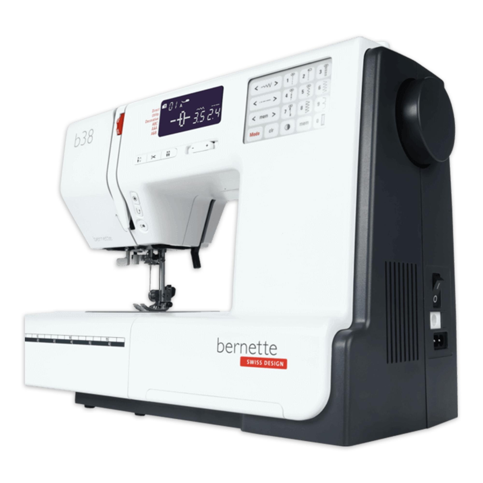 Bernette B38 Top End Computerized Sewing Machine Bundle w/ 8 Pressure Feet