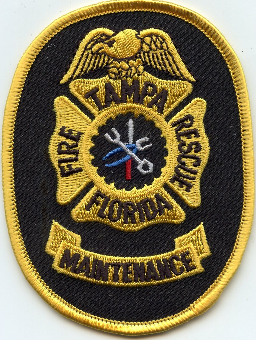 TAMPA FLORIDA FL Maintenance RESCUE FIRE PATCH