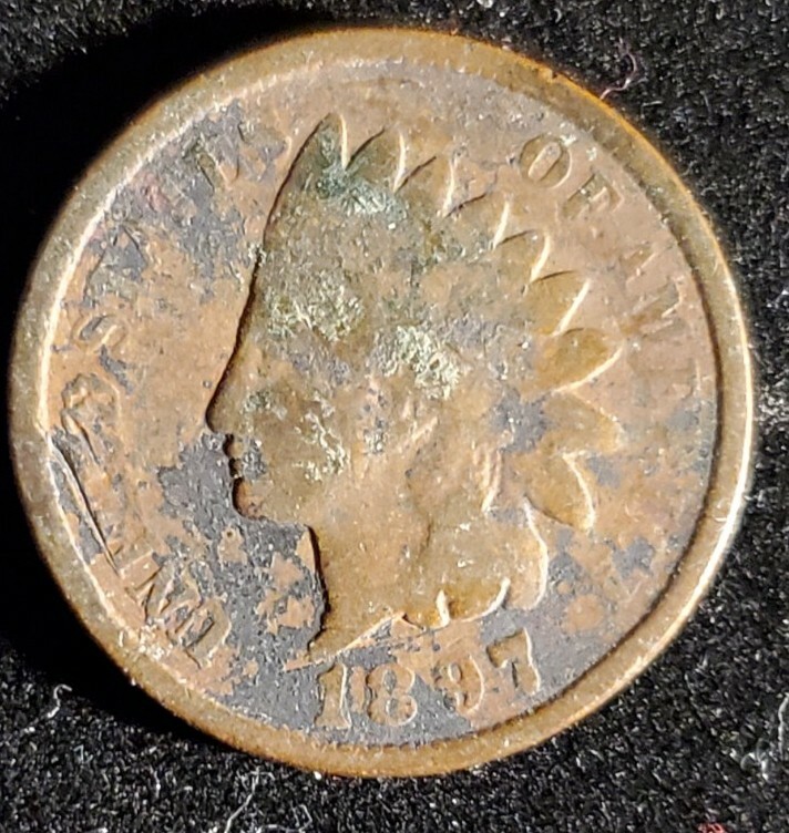 1897 Indian Head Cent Penny. Our t2168