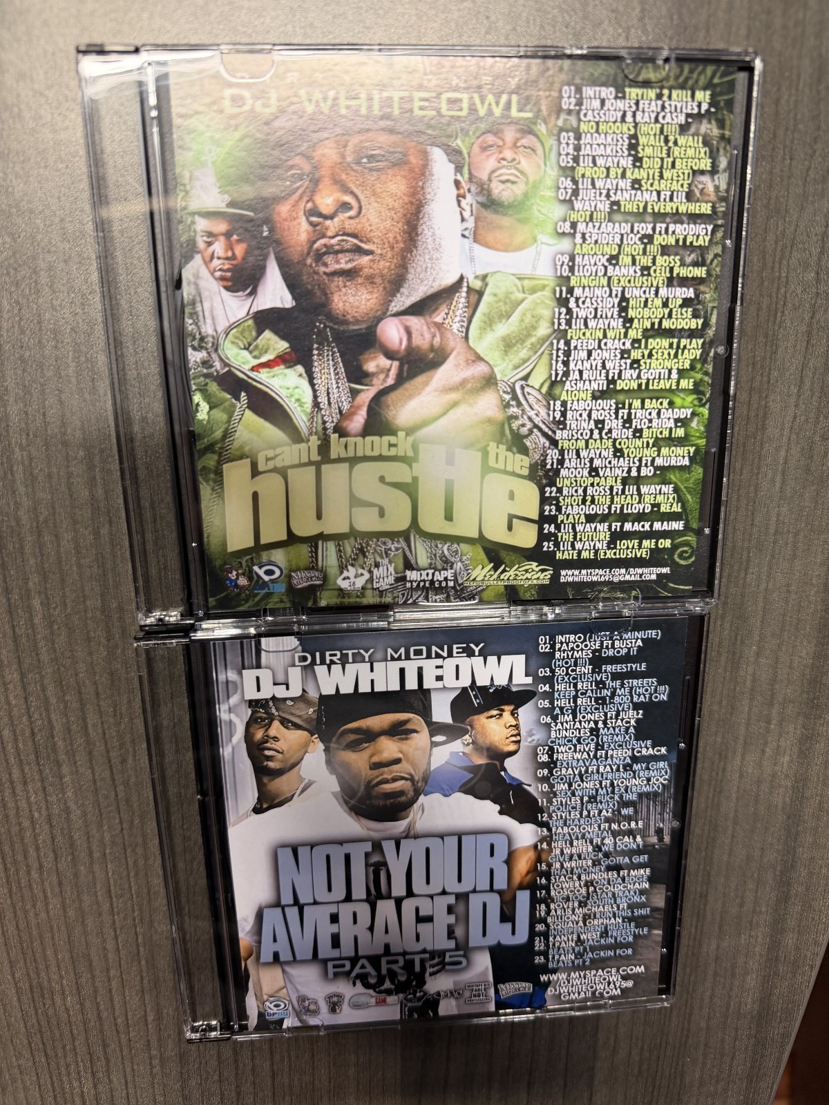 2X DJ WHITEOWL DROP THAT NYC HIP HOP MIXTAPE MIX CD LOT OF 2 CDS