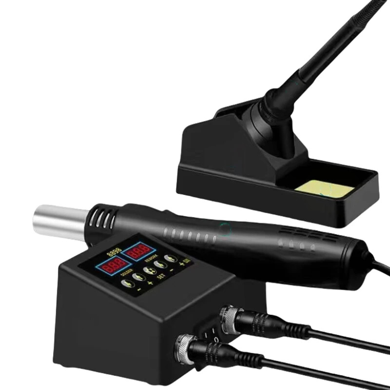 Intelligent Thermostati Soldering Iron 8898 Hot Air Gun Soldering Station 2 in 1