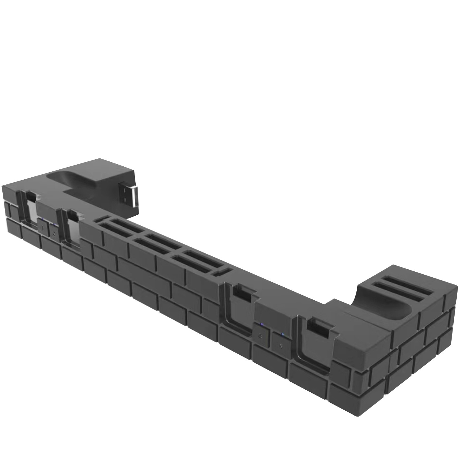 4 Ports Charging Stand Station Cradle with 8 Game Slots for NS Switch Joy-Con dd