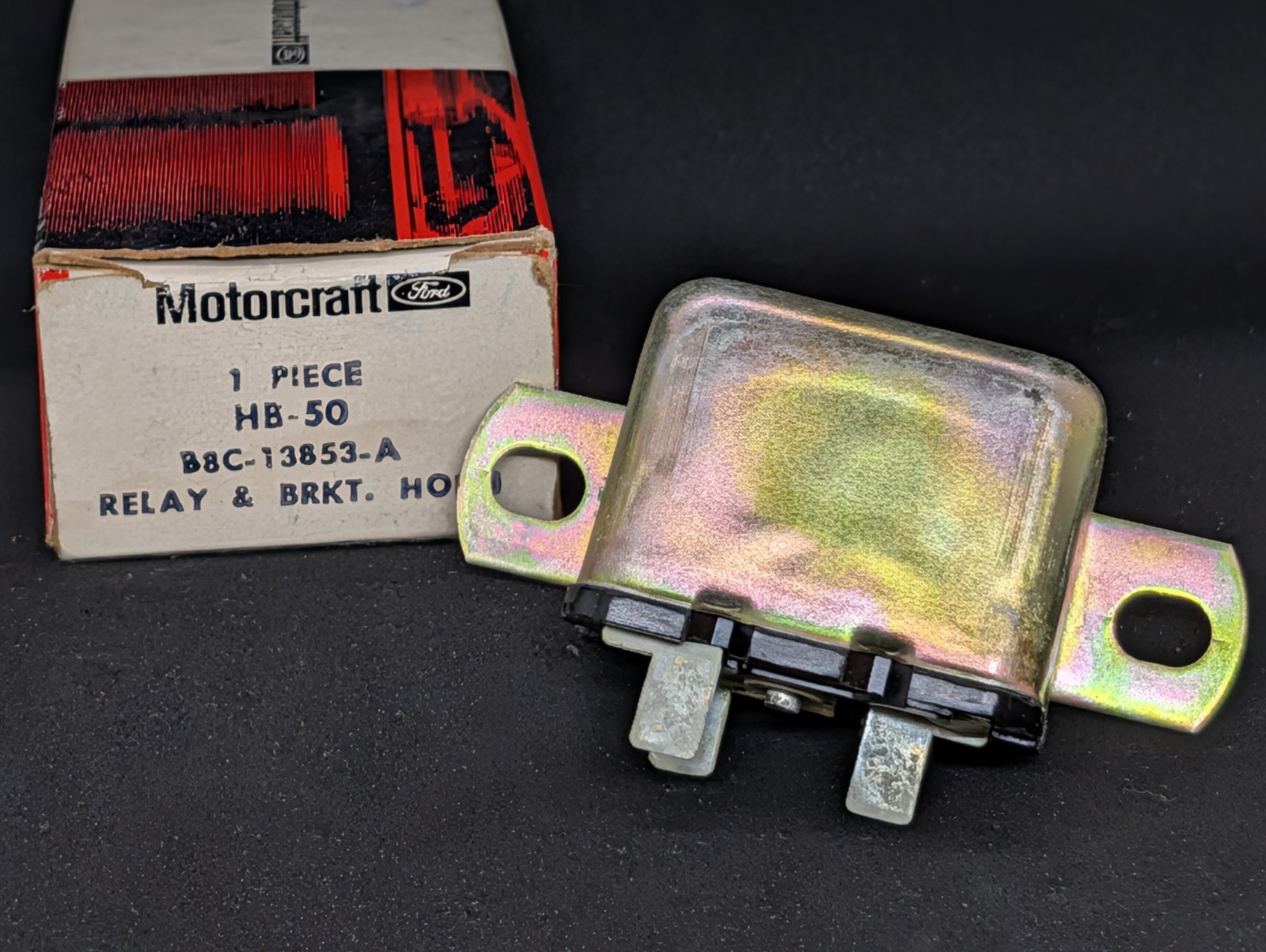 NOS 1957-63 FORD FAIRLANE 500 GALAXIE CUSTOM 300 RANCHERO FALCON 12V HORN RELAY