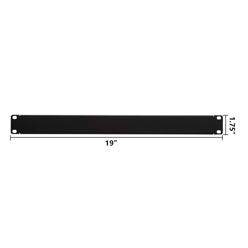 19" 1U Blank Space Plate Network Server Rack Mount Panel Thick Filler Spacer
