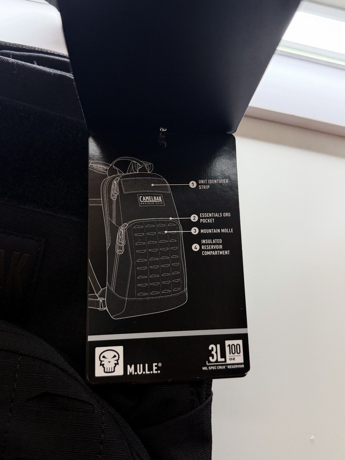 Camelbak M.U.L.E Mils Spec Crux Hydration Pack 100oz, Black