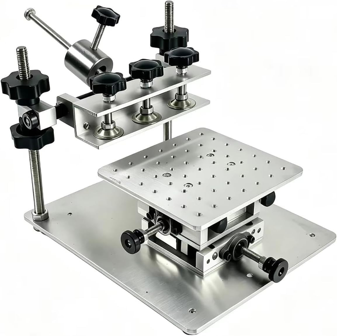 Manual Solder Paste Printer 150mm High Precision Stencil Printing Table for PCB