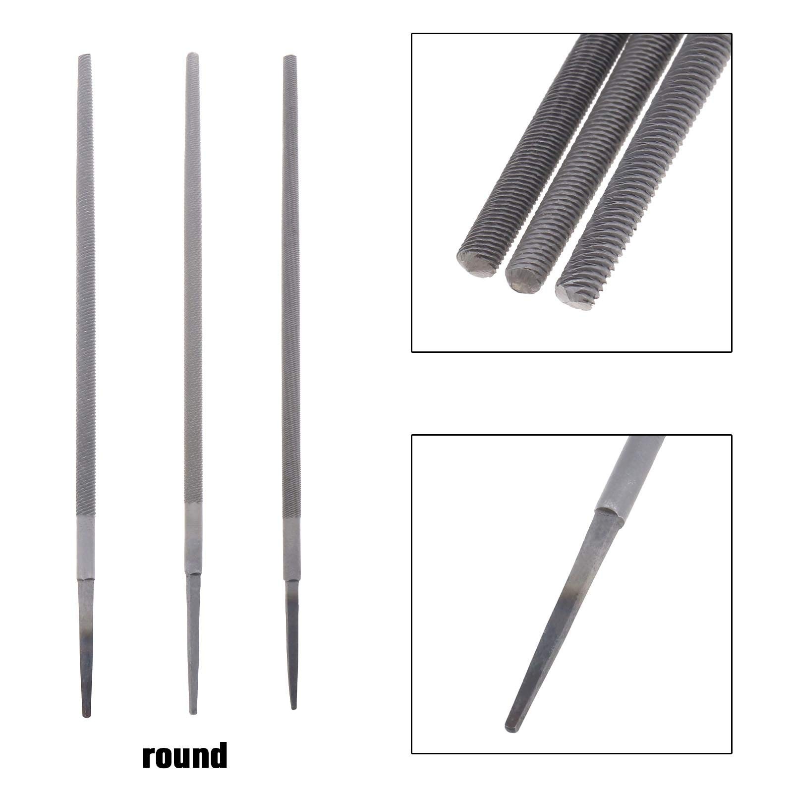 12Pcs Engineers Files 8Inch Assorted Kit, Bastard 2nd Cut Smooth Round Half R...