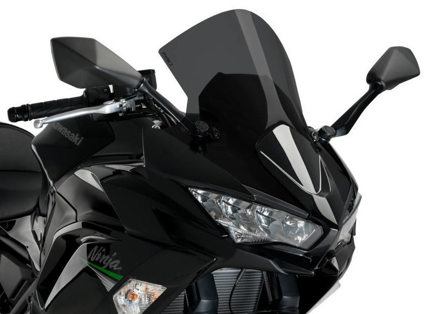 Black Windscreen fit for Kawasaki 2020 2025 Ninja 650 Motorcycle Windshield