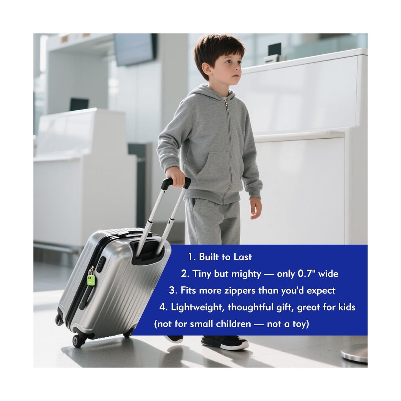 SURE LOCK Mini TSA Approved Keyed Luggage Lock – One Key Opens ... FAST US