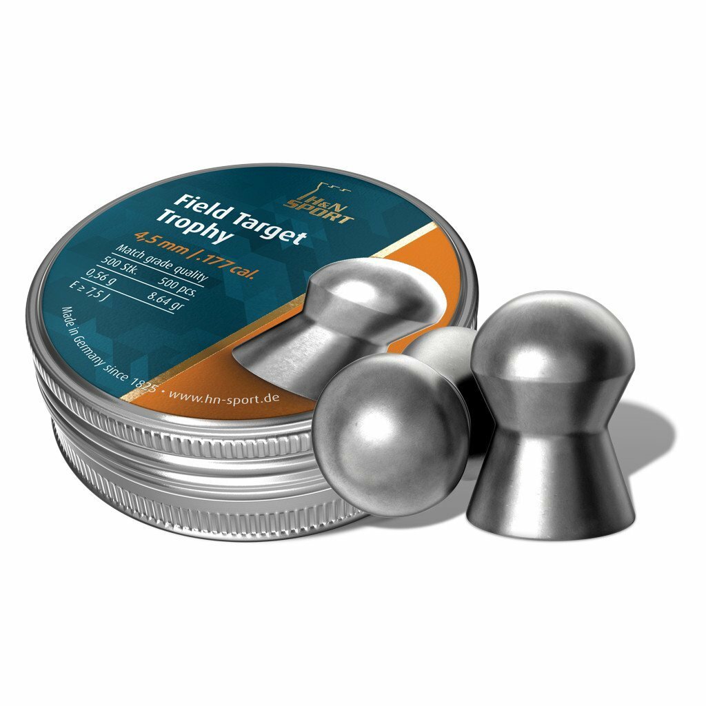 Hatsan H&N Field Target Trophy .177 cal 4.51 mm Air Gun Pellets 500 Count