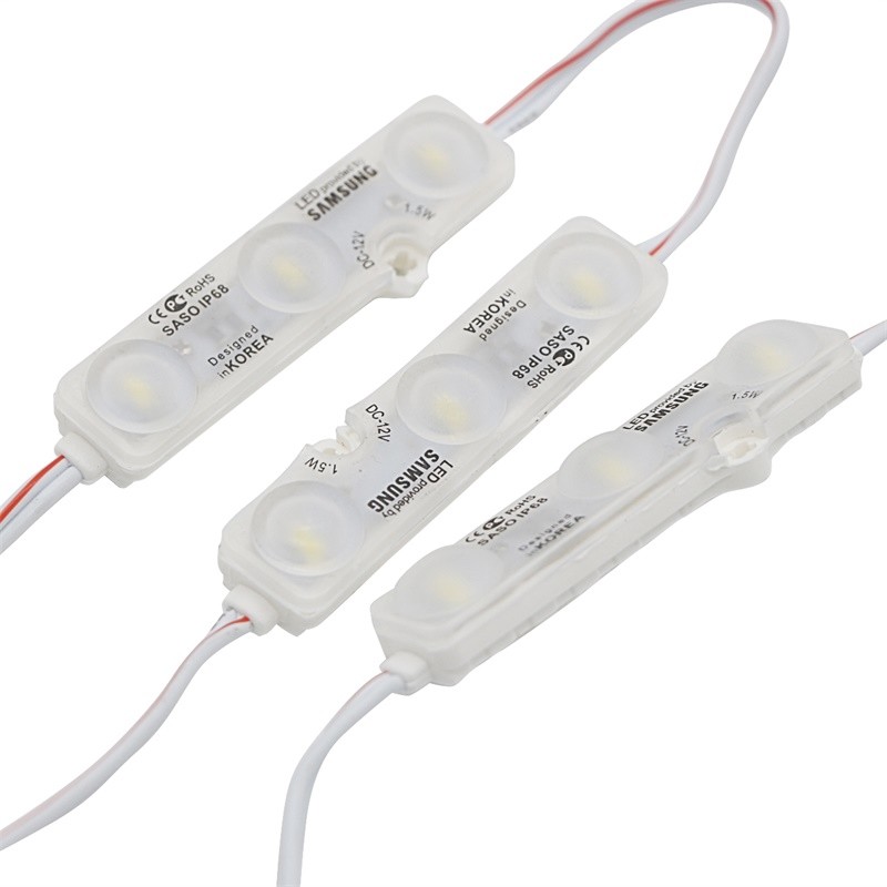 1000pcs Led Module Light Advertising Sign SMD5730 3LED Injection IP68 Waterproof