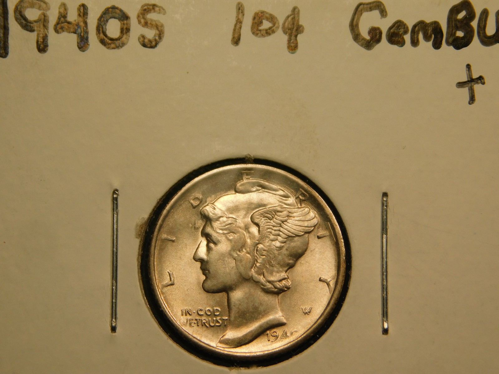 1940 S    Mercury Dime  Item # 10675