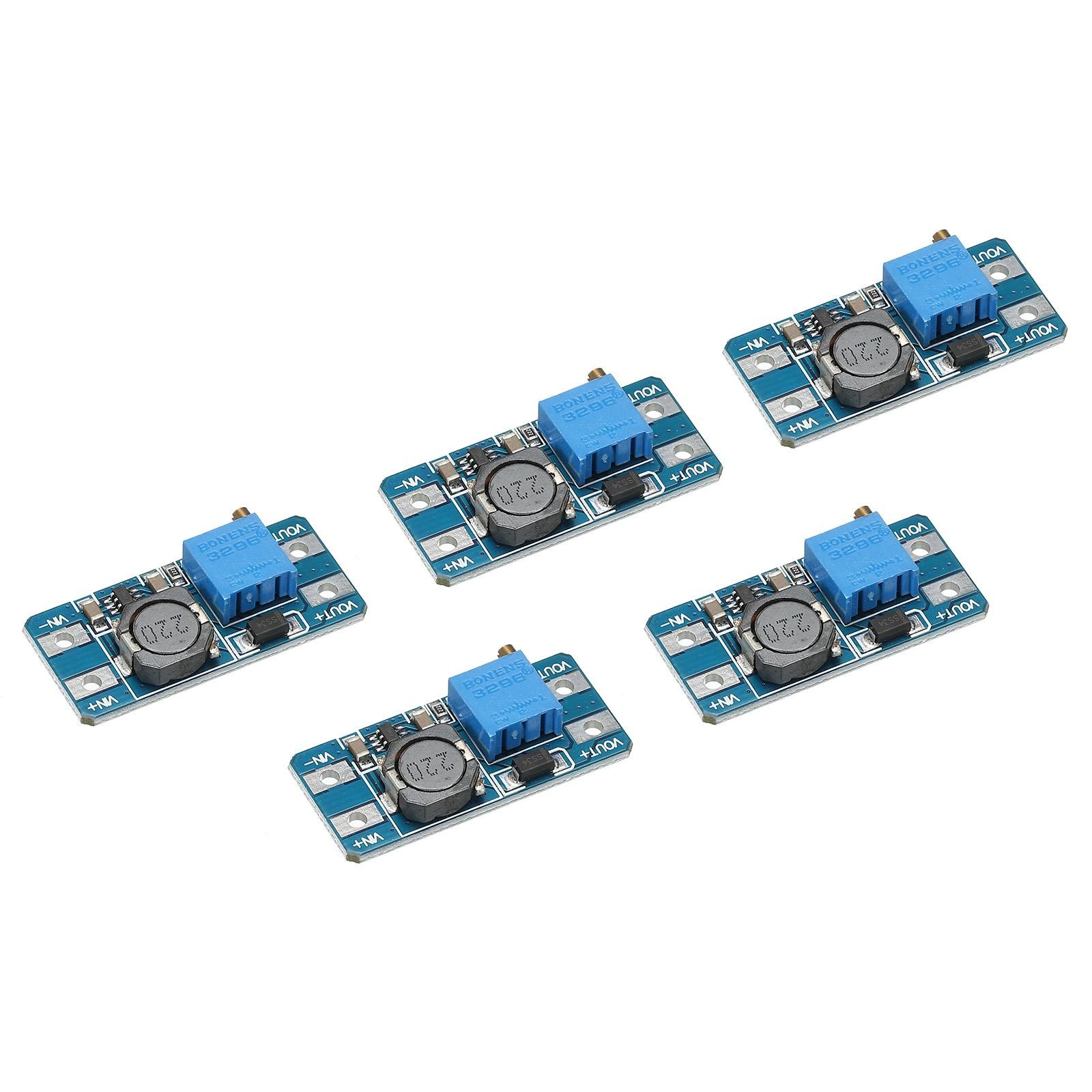 DC-DC Boost Converter Input Voltage 2-24V  Output 5-28V, 5pcs
