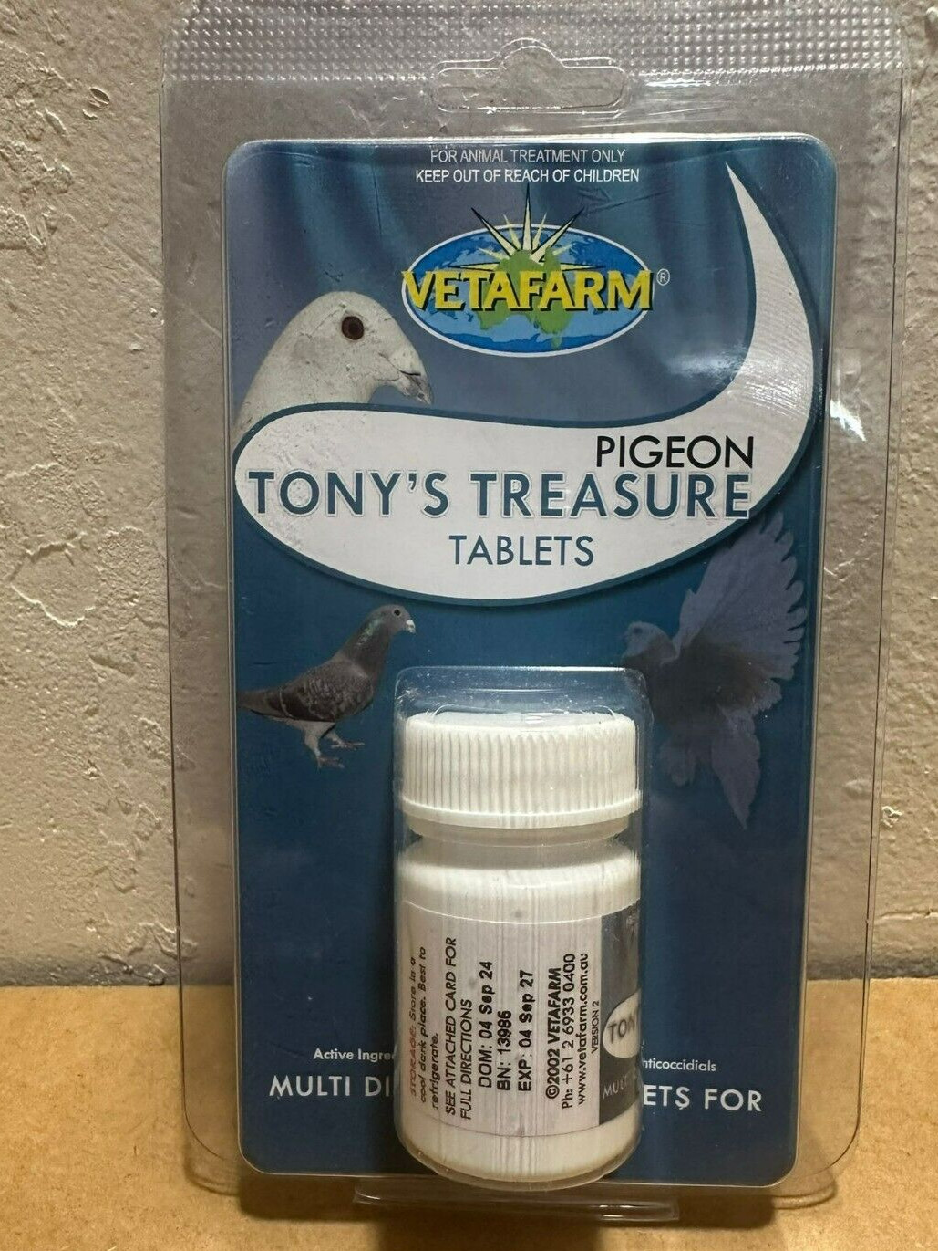 Tony's Treasure Tablets - Multi Disease Cure - 5 in 1 Tablet for Pigeons