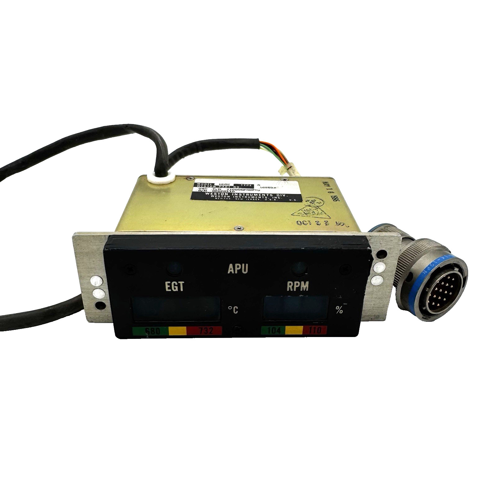 1159SCF407-9 APU EGT/RPM INDICATOR