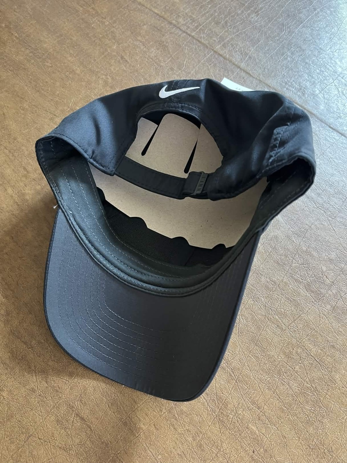 Nike Hat Cap Strap Back Black Dri-FIT Legacy91 Golf Embroidered Swoosh Mens