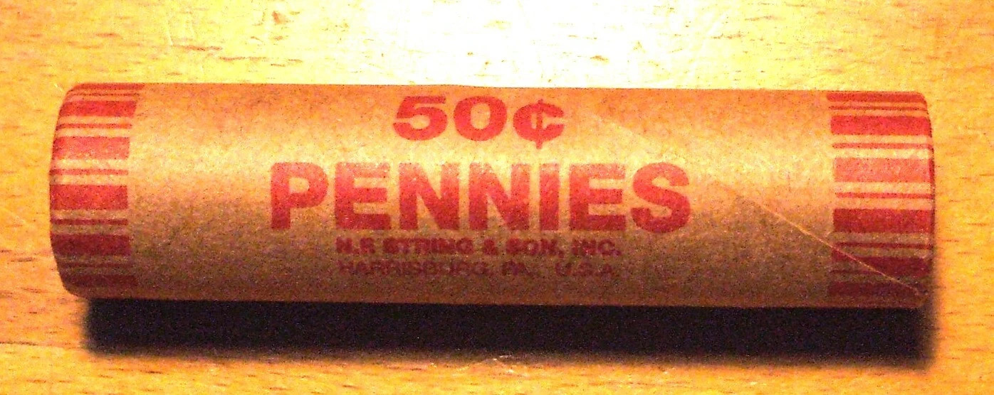 1980 uncirculated roll of 50 coins