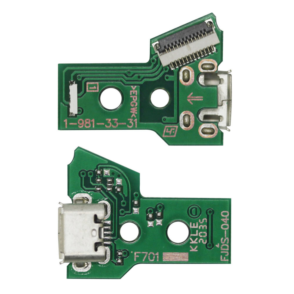 2X NEW USB Charging Port Board Dock Connector Flex Cable For Sony PS4 Controller