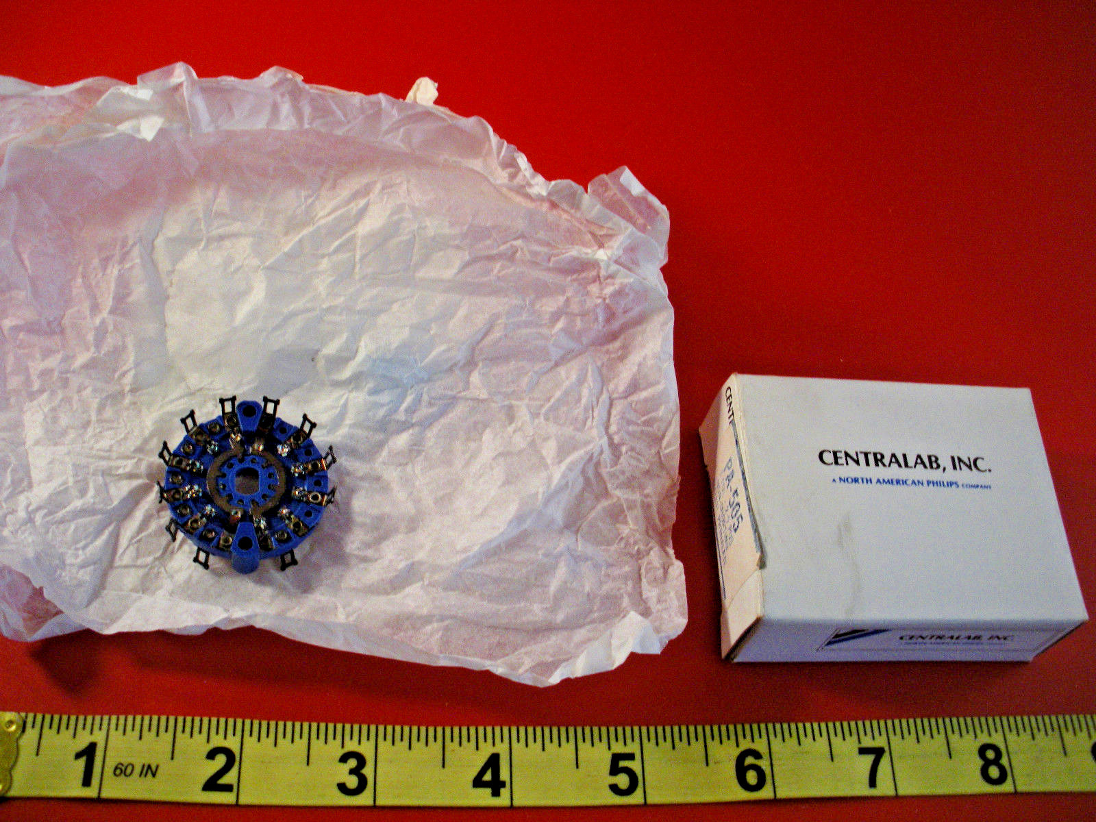 Centralab PA-505 Rotary Switch 3 Pole 2-5 Position Non-Short Diallyl Phthalate